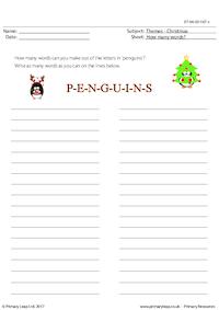 Penguins - How Many Words?