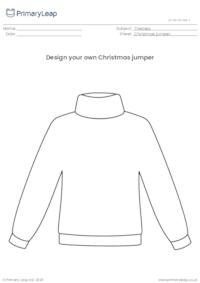 Christmas jumper template