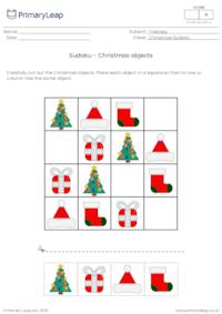 Sudoku - Christmas objects