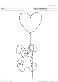 Valentine's Day - Colouring page (5)