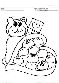 Valentine's Day - Colouring page (6)