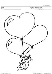 Valentine's Day - Colouring page (7)