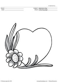 Valentine's Day - Colouring page (11)