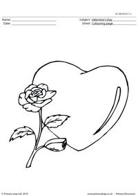 Valentine's Day - Colouring page (12)