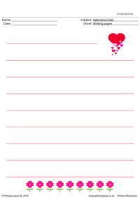 Valentine's Day - Writing paper (1)