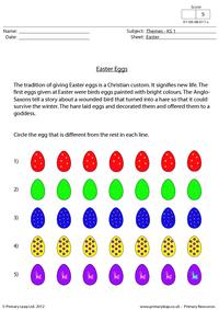 Easter - Odd one out