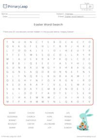 Word Search - Easter