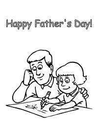Father's day - Colouring page 5