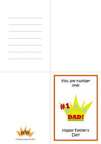 Father's day - Greetings card 1