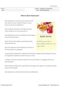 Rosh Hashanah - Fact sheet