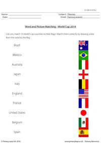 World Cup 2014 - Word and Picture Matching