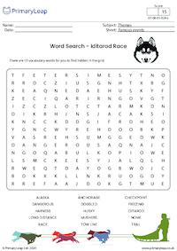 Word Search - Iditarod Race