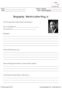 Biography - Martin Luther King, Jr.