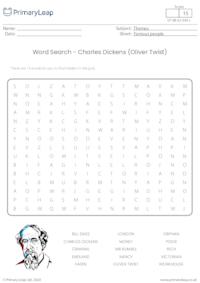 Word Search - Charles Dickens (Oliver Twist)