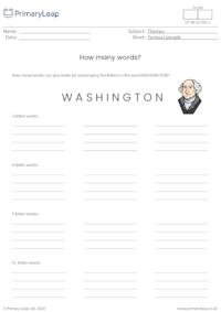 Washington - How many words?