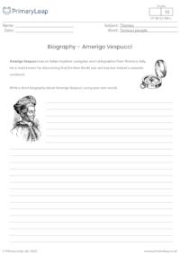 Biography - Amerigo Vespucci