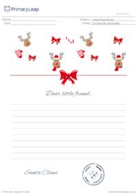 Letter from Santa template