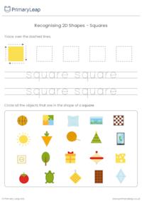 Recognising 2D Shapes - Squares