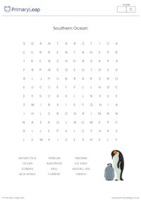 Southern Ocean Word Search