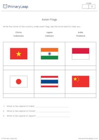 Naming Asian Flags