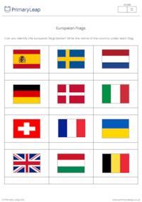 Identifying European Flags