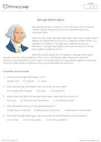 George Washington Reading Comprehension