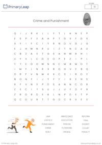 Crime and Punishment Word Search