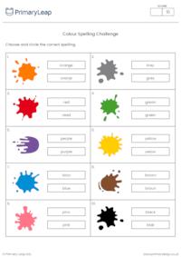 ESL Colour Spelling Challenge
