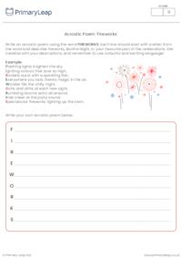 Acrostic Poem: Fireworks