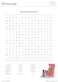 World Kindness Day Word Search