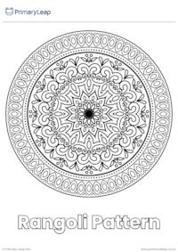 Diwali Rangoli Pattern