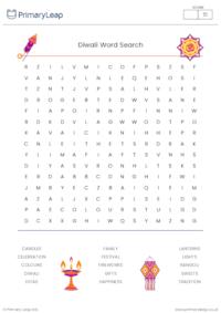 Diwali Word Search