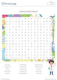 Science Word Search