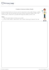 Science Safety Rules Poster Activity