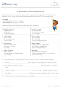 Prepositions in Idiomatic Expressions