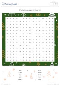 Christmas Word Search Puzzle