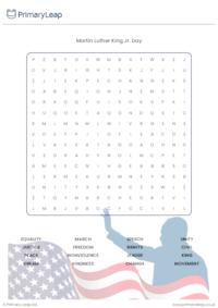 Martin Luther King Jr. Day Word Search