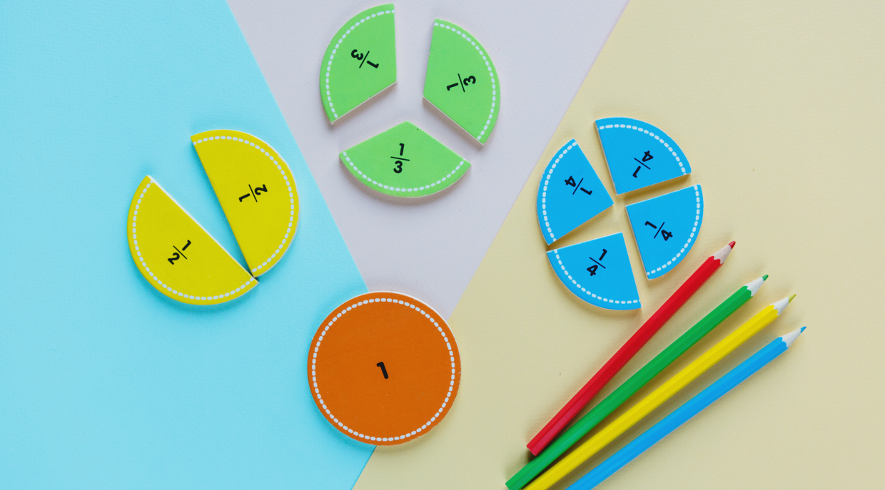 Maths Equivalent Fractions Halves And Quarters Level 1 activity for