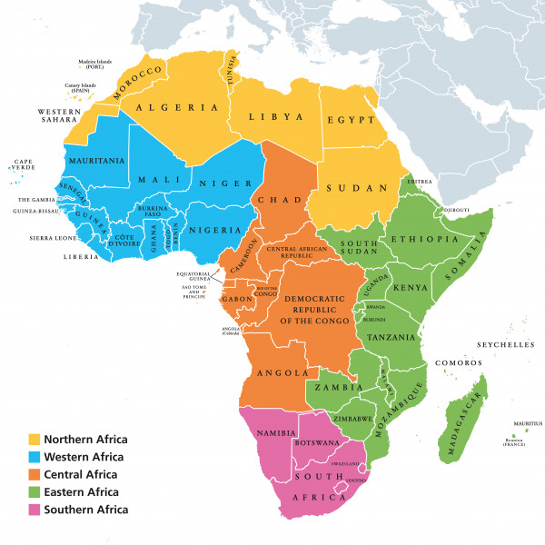 Geography: Africa: Level 1 activity for kids | PrimaryLeap.co.uk