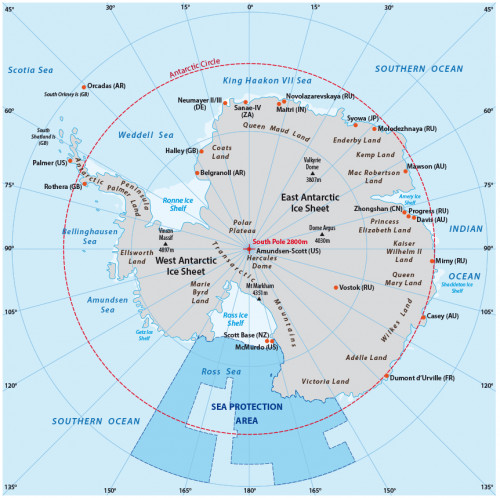 Geography: Southern Ocean: Level 1 activity for kids | PrimaryLeap.co.uk