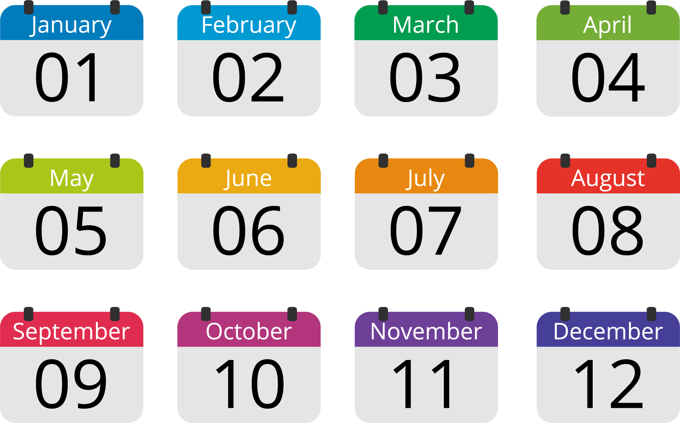 Months Of The Year In Order